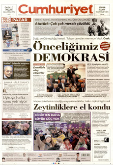CUMHURİYET 11 Ocak 2026 gazete manşeti