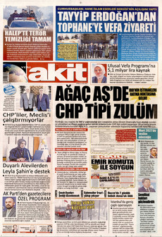 YENİ AKİT 11 Ocak 2026 gazete manşeti