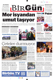 BİRGÜN 11 Ocak 2026 gazete manşeti