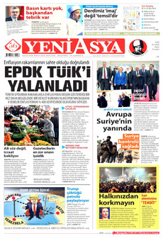 YENİ ASYA 11 Ocak 2026 gazete manşeti