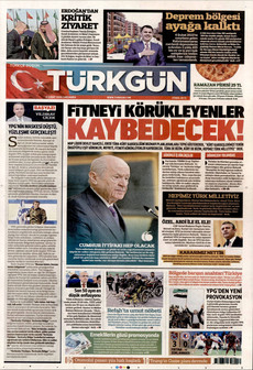 TÜRKGÜN 4 Şubat 2026 gazete manşeti