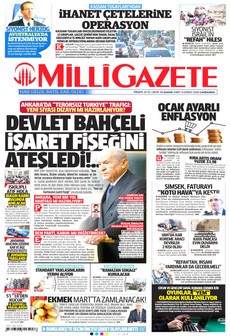 MİLLİ GAZETE 4 Şubat 2026 gazete manşeti
