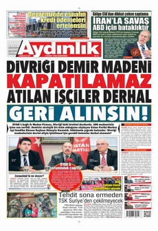 AYDINLIK GAZETESİ 4 Şubat 2026 gazete manşeti