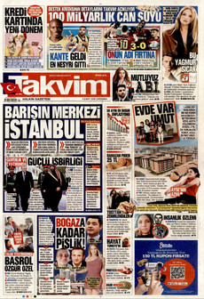 TAKVİM 4 Şubat 2026 gazete manşeti