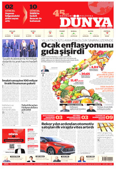 DÜNYA 4 Şubat 2026 gazete manşeti