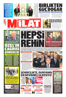 MİLAT 4 Şubat 2026 gazete manşeti