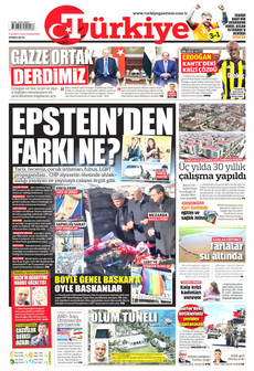 TÜRKİYE GAZETESİ 5 Şubat 2026 gazete manşeti