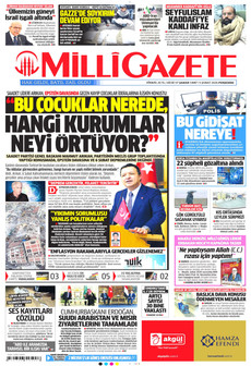 MİLLİ GAZETE 5 Şubat 2026 gazete manşeti