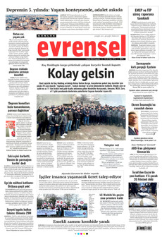 EVRENSEL 5 Şubat 2026 gazete manşeti