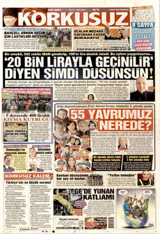 KORKUSUZ 5 Şubat 2026 gazete manşeti