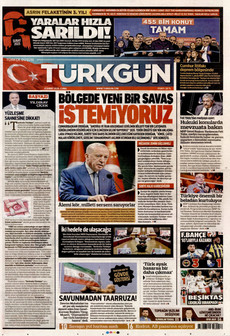 TÜRKGÜN 6 Şubat 2026 gazete manşeti