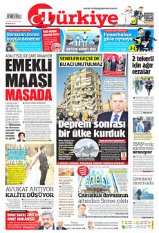 TÜRKİYE GAZETESİ 6 Şubat 2026 gazete manşeti