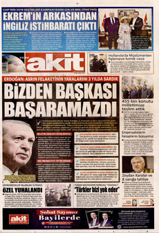 YENİ AKİT 6 Şubat 2026 gazete manşeti