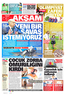 AKŞAM 6 Şubat 2026 gazete manşeti