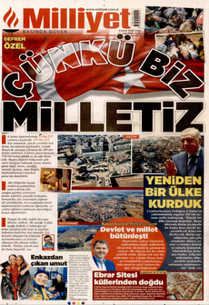 MİLLİYET 6 Şubat 2026 gazete manşeti