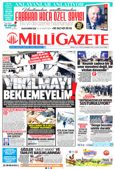 MİLLİ GAZETE 6 Şubat 2026 gazete manşeti