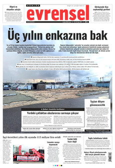 EVRENSEL 6 Şubat 2026 gazete manşeti
