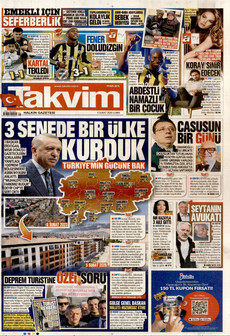 TAKVİM 6 Şubat 2026 gazete manşeti