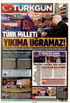 TÜRKGÜN 7 Şubat 2026 gazete manşeti