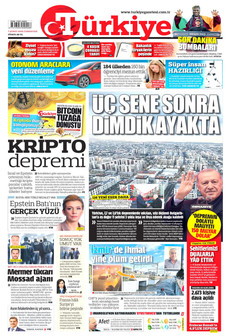 TÜRKİYE GAZETESİ 7 Şubat 2026 gazete manşeti