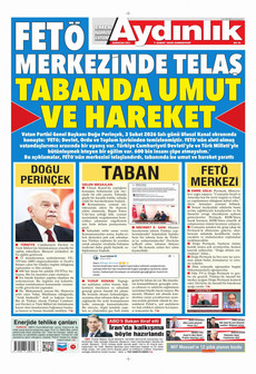 AYDINLIK GAZETESİ 7 Şubat 2026 gazete manşeti