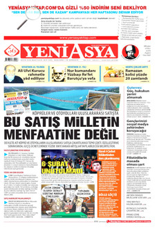 YENİ ASYA 7 Şubat 2026 gazete manşeti