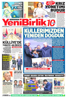YENİBİRLİK 7 Şubat 2026 gazete manşeti