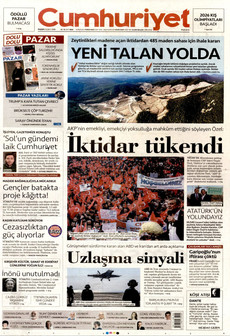 CUMHURİYET 8 Şubat 2026 gazete manşeti