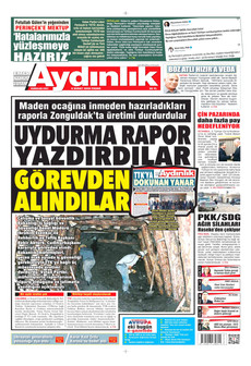 AYDINLIK GAZETESİ 8 Şubat 2026 gazete manşeti