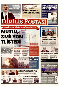 DİRİLİŞ POSTASI 8 Şubat 2026 gazete manşeti