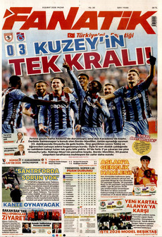 FANATİK 8 Şubat 2026 gazete manşeti
