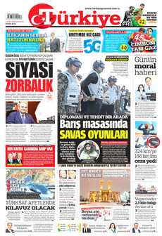 TÜRKİYE GAZETESİ 9 Şubat 2026 gazete manşeti