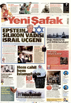 YENİ ŞAFAK 9 Şubat 2026 gazete manşeti