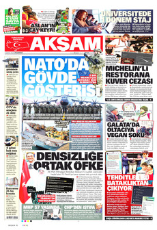 AKŞAM 9 Şubat 2026 gazete manşeti