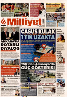 MİLLİYET 9 Şubat 2026 gazete manşeti
