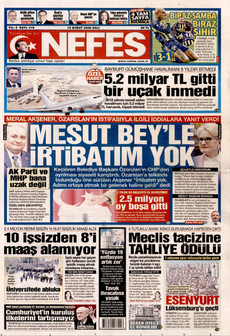 NEFES 10 Şubat 2026 gazete manşeti