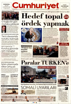 CUMHURİYET 10 Şubat 2026 gazete manşeti