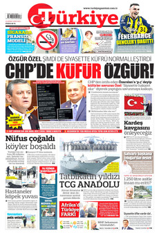 TÜRKİYE GAZETESİ 10 Şubat 2026 gazete manşeti