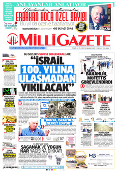MİLLİ GAZETE 10 Şubat 2026 gazete manşeti