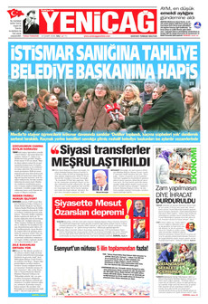 YENİÇAĞ 10 Şubat 2026 gazete manşeti