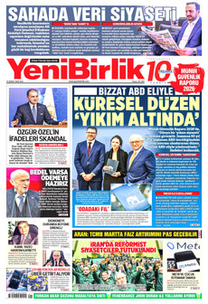 YENİBİRLİK 10 Şubat 2026 gazete manşeti