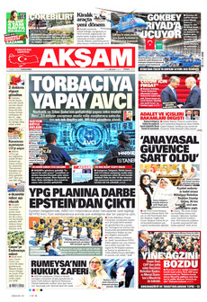 AKŞAM 11 Şubat 2026 gazete manşeti