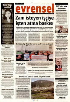 EVRENSEL 11 Şubat 2026 gazete manşeti