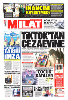 MİLAT 11 Şubat 2026 gazete manşeti