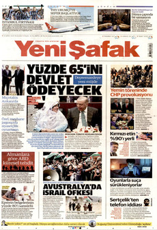 YENİ ŞAFAK 12 Şubat 2026 gazete manşeti