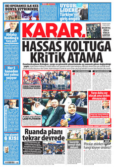 KARAR 12 Şubat 2026 gazete manşeti