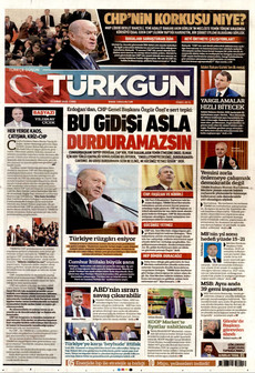 TÜRKGÜN 13 Şubat 2026 gazete manşeti