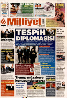 MİLLİYET 13 Şubat 2026 gazete manşeti