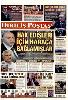 DİRİLİŞ POSTASI 13 Şubat 2026 gazete manşeti