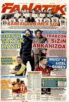 FANATİK 13 Şubat 2026 gazete manşeti